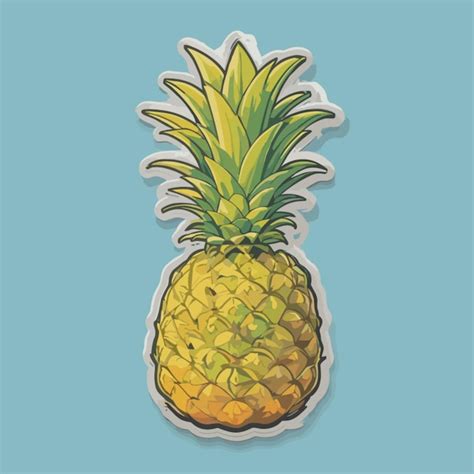 Premium Vector Pineapple Cartoon Vector