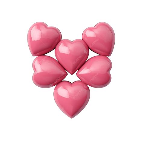 3d Rendering Heart Love For Valentine Love Heart Valentine Png