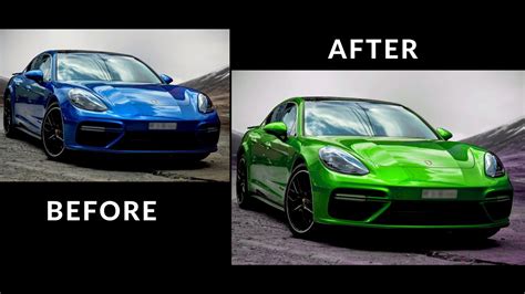 How To Change Car Color In Photoshop Cc Easy Photoshop Tutorial