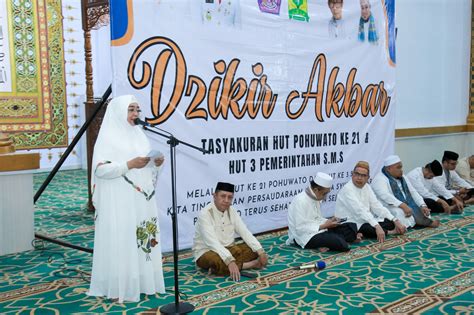 Sambut HUT Kabupaten Pohuwato Ke 21 Pemda Gelar Zikir Akbar Dulohupa Id