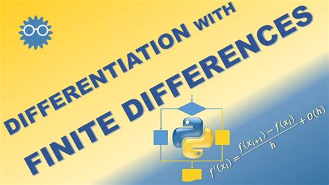 Finite Differences Method For Differentiation Numerical Computing With Python Youtube