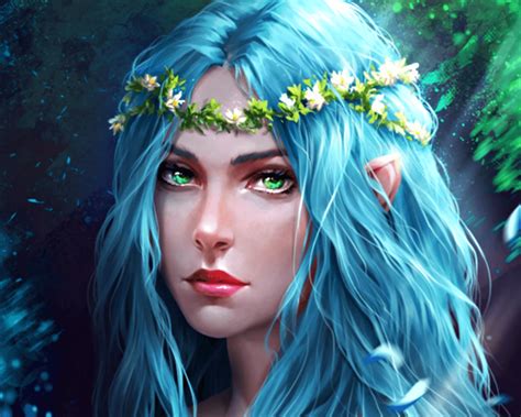 Blue Elf Wallpapers Top Free Blue Elf Backgrounds Wallpaperaccess