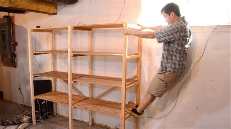 Diy Storage Shelves With 2x4s And Plywood The Handymans