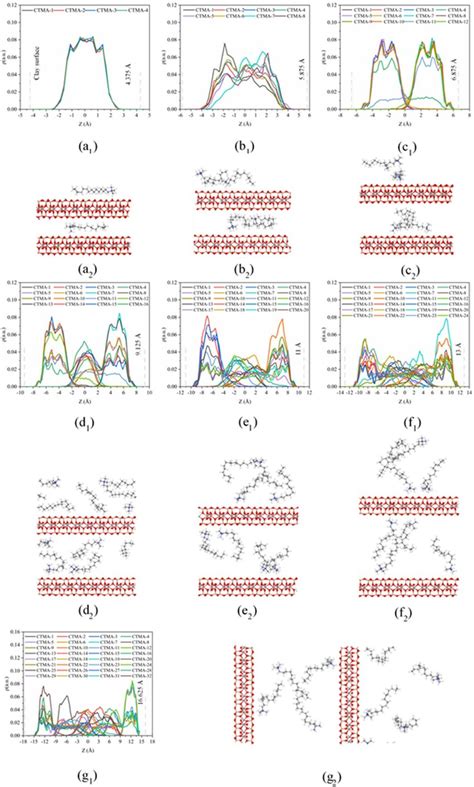 Density Distributions 1 Along Z Direction And Snapshots 2