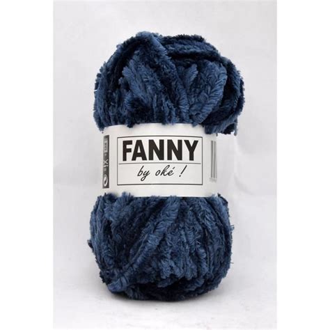 Pelote De Laine Chenille Oke Fanny Bleu P Trole Cdiscount Beaux