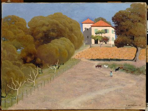 Paysage La Maison Au Toit Rouge F Lix Vallotton Mus E D Orsay