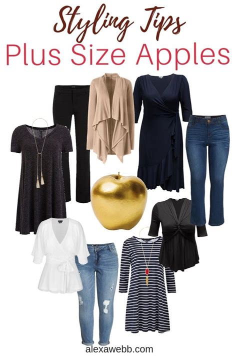 Styling Tips For Plus Size Apple Shapes Apple Shape Outfits Plus Size Fashion Dresses For