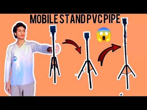 How To Make A Tripod At Home Tripod For Smartphone Using PVC Pipe