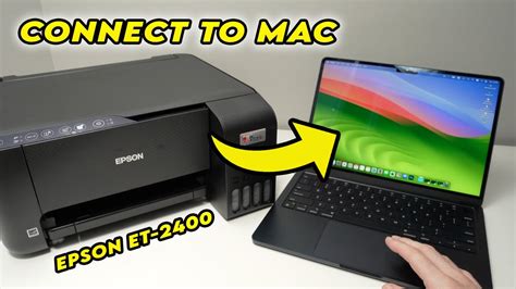 How To Setup Epson Ecotank Et Printer With Mac Computer To Print