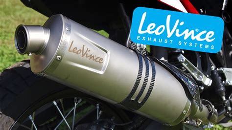 Yamaha Tenere 700 LeoVince LV One Evo Exhaust Sound And Install YouTube