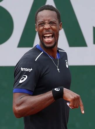 Gael Monfils France Reacts After Shot Editorial Stock Photo Stock