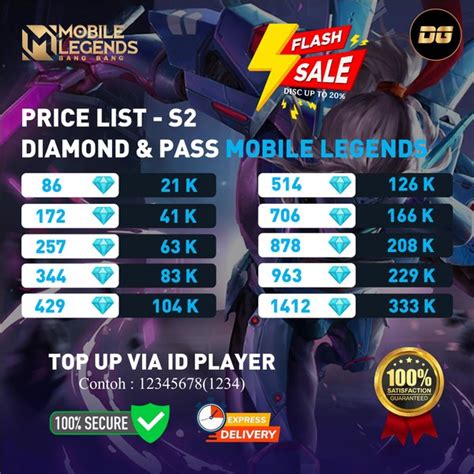 Jual Top Up Diamond Mobile Legends Indonesia Resmi Dan Legal Di Lapak Degamingstore Bukalapak