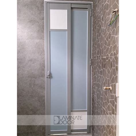 Aluminium Slide Swing Toilet Door SD 7083 HDB Toilet Door