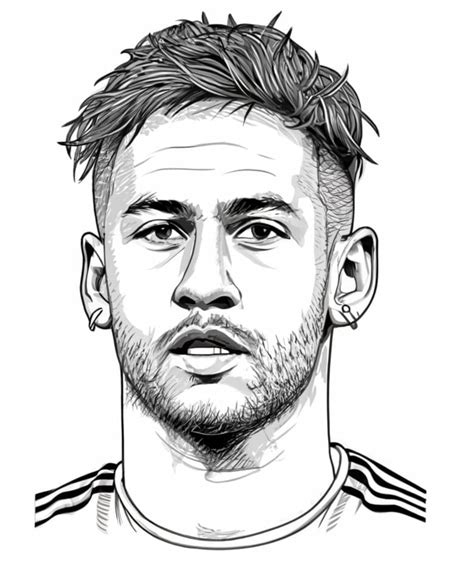 Desenhos De Neymar Para Colorir Pintar E Imprimir Colorironline