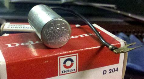 Find Nos Acdelco D204 1932004 Condenser Capacitor Gm 1964 1974 In