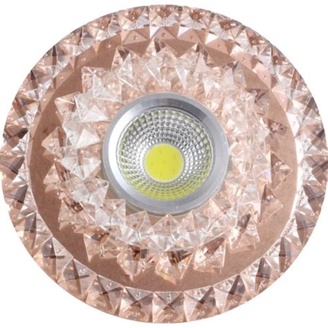 Green Surfer Round 8W Crystal LED Panel Light At Rs 1200 Piece In