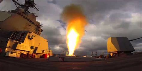 This Is Obviously A Huge Deal Us Navy Ship Fires Missiles In