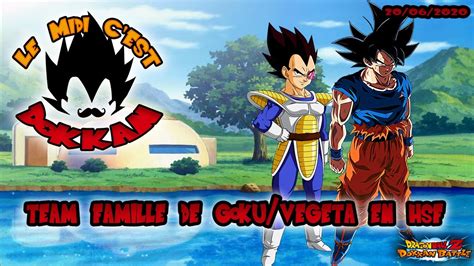 Team Famille De Goku Vegeta En Hsf Le Midi C Est Dokkan Du