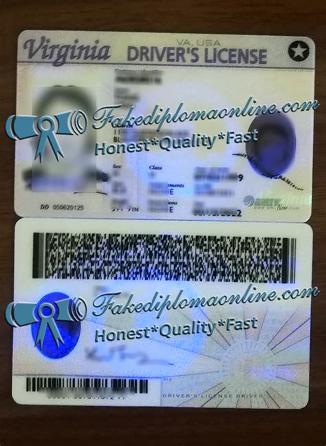 Is It Possible To Get A Fake Virginia Drivers License And Id Card Online