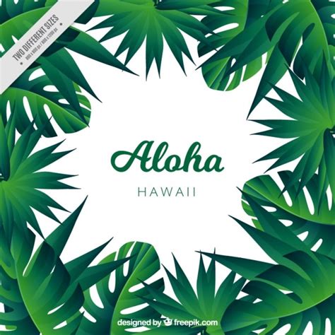 Free Vector | Aloha background