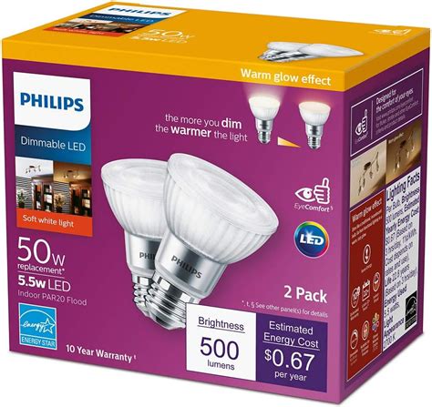 Philips Led Classic Glass Dimmable Par Degree Spot Light