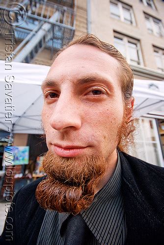 Man with Goatee Beard - How Weird Street Faire (San Francisco)