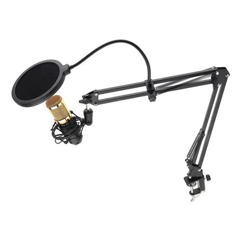 Kit Bra O Articulado Pop Filter Shock Mount Aranha Smart