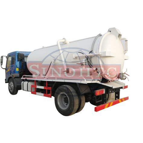 FAW 10 12 Tons Vacuum Sewage Suction Truck Fecal Suction Truck China