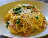 Zöldborsós carbonara egyszerű gyors GM Melinda Friman receptje