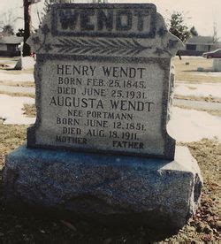 Henry G Wendt Sr Find A Grave Memorial