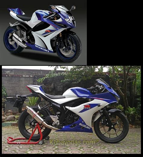 Modifikasi Suzuki GSX R150 Jadi Suzuki GSX R600 Terjangkau Efeknya