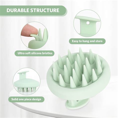 Mua Sndyi Silicone Scalp Massager Shampoo Brush Hair Scrubber With Soft Silicone Bristles