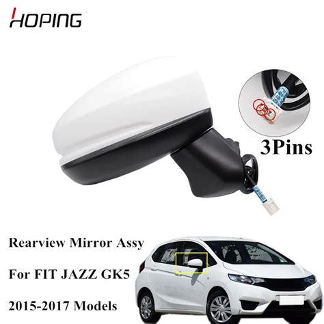 Hoping Side Mirror Outer Rearview Mirror Assy For HONDA JAZZ FIT GK5