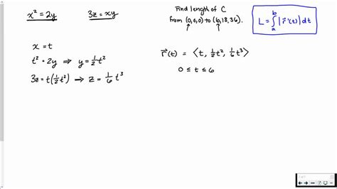 Solved Let C Be The Curve Of Intersection Of The Parabolic Cylinder X