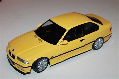 BMW M3 E36 COUPE 1990 JAUNE SOLIDO 1 18