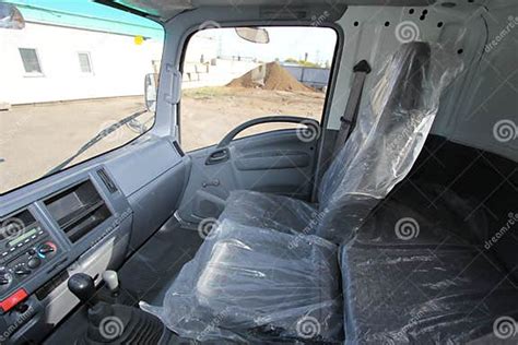 The Interior Of The Truck Cabin Isuzu Inside Russia Moscow 24