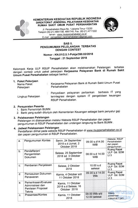 Contoh Proposal Pengadaan Alat Kesehatan Rumah Sakit Lukisan