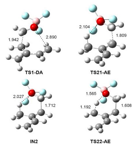 Mpwb K G D P Gas Phase Optimized Geometries Of The Tss And