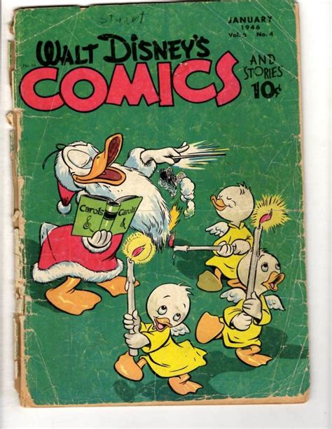 Walt Disneys Comics And Stories 64 Gd Vol 6 4 Dell Golden Age Comic