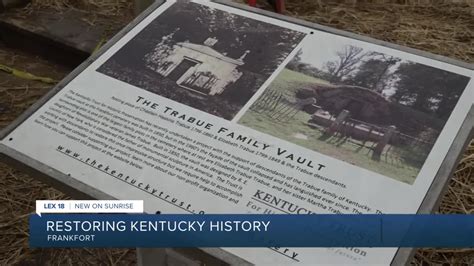 Preserving Burial Site Of One Of Kentuckys Oldest Families