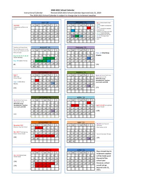 Wise County Public Schools Holiday Calendar 2023-2024 - District School ...