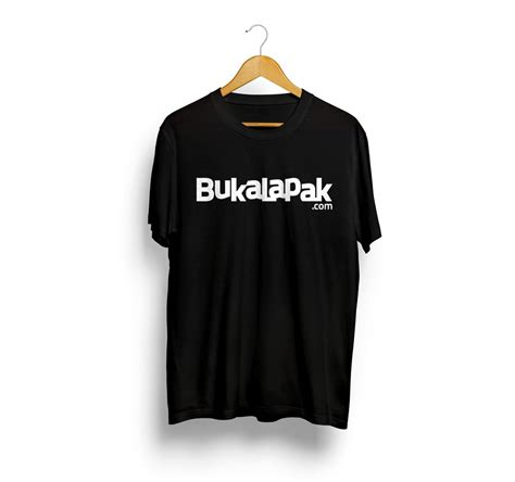 Jual Kaos Baju Distro Bukalapak Logo Terbaru Warna Hitam Cotton