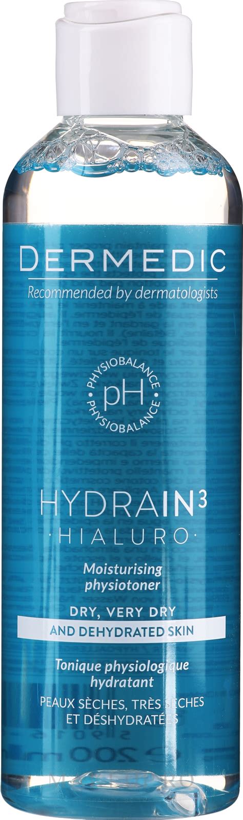 Dermedic Hydrain Hialuro Physiotoner Toner Hidratant Pentru Fa