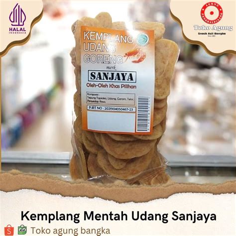 Jual Kemplang Mentah Udang Super Asli Bangka Cap Sanjaya G Shopee