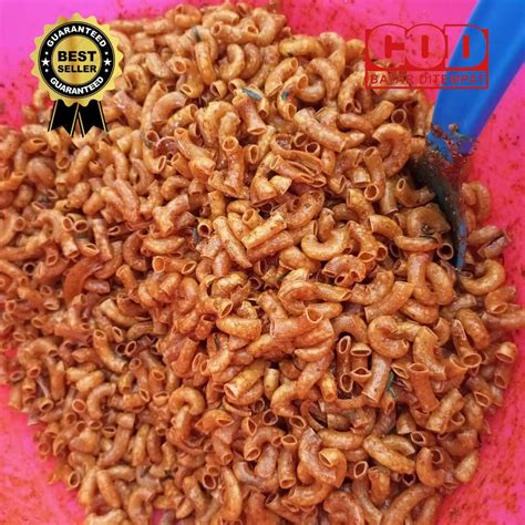 Makaroni Bantet Gram Pedas Daun Jeruk Pedas Asin Original