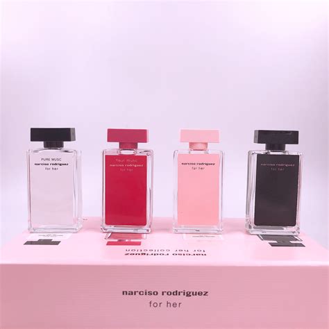 Set Nước Hoa Nữ Narciso Rodriguez 4 Chai Mini Gostyle