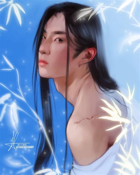 Han Working On Webcomic On Twitter Lan Zhan Mdzs Mdzsfanart