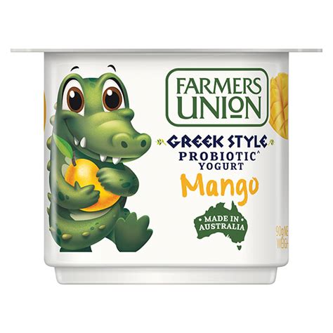 Farmers Union Greek Style Mango 90g X 12 Global Food Products