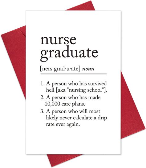 Designer Greetings So Proud Of You Blue Foil Script Nursing Degree Graduation