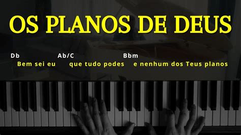 Os Planos De Deus Samuel Messias Aula De Teclado YouTube